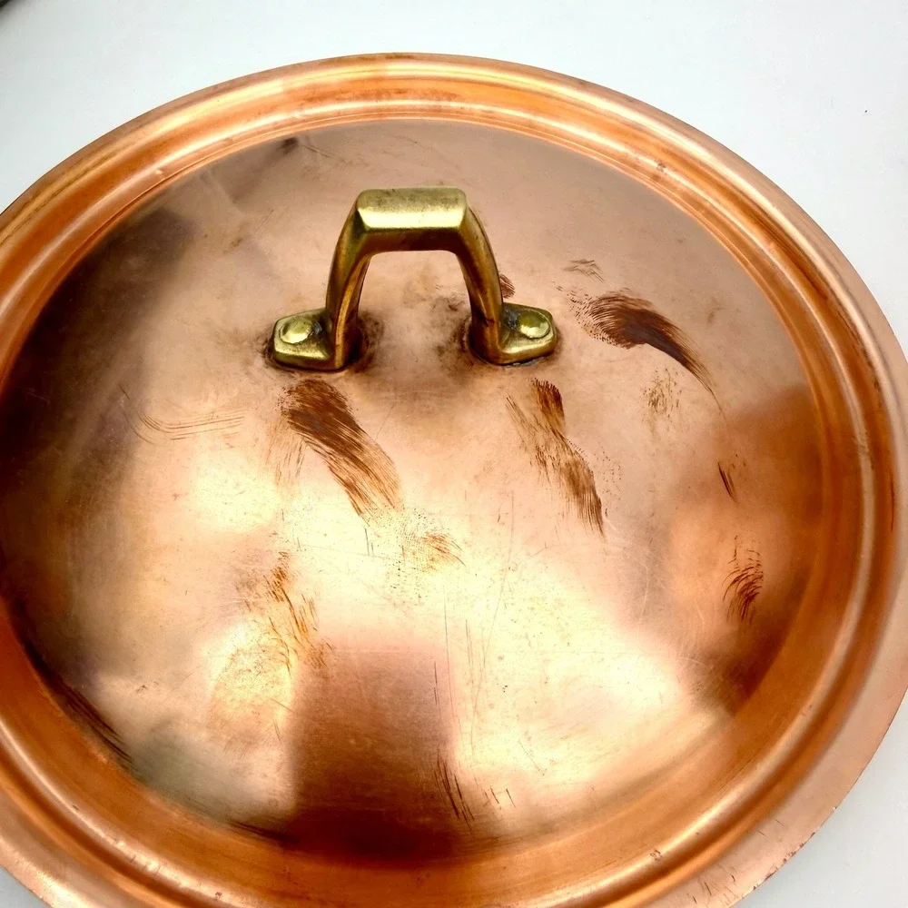 Paul Revere 1976 Limited Edition Copper Saucepan Pot With Lid Brass
